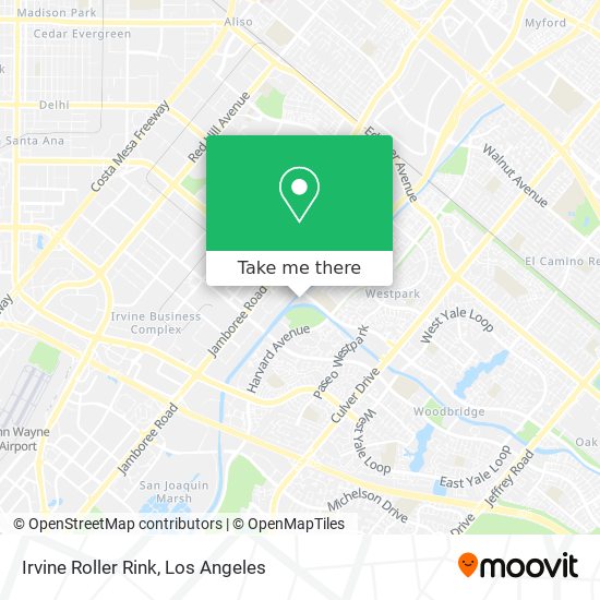 Irvine Roller Rink map