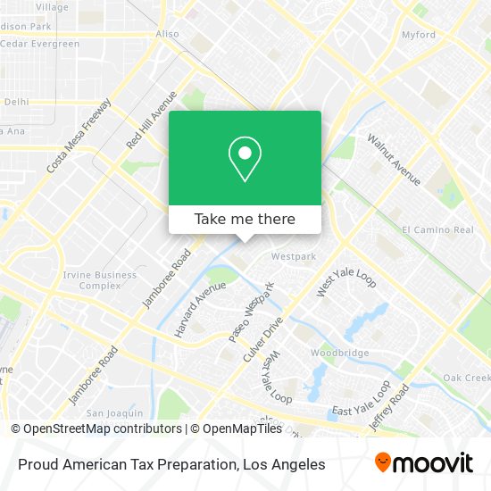 Mapa de Proud American Tax Preparation