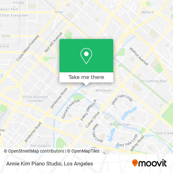 Annie Kim Piano Studio map