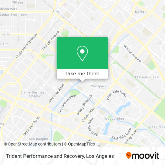 Mapa de Trident Performance and Recovery