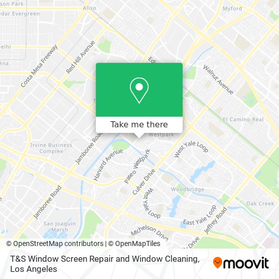 Mapa de T&S Window Screen Repair and Window Cleaning