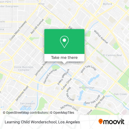 Mapa de Learning Child Wonderschool