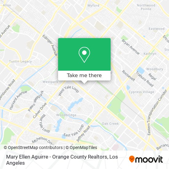 Mapa de Mary Ellen Aguirre - Orange County Realtors