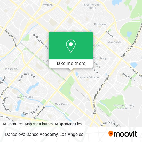 Mapa de Dancelova Dance Academy