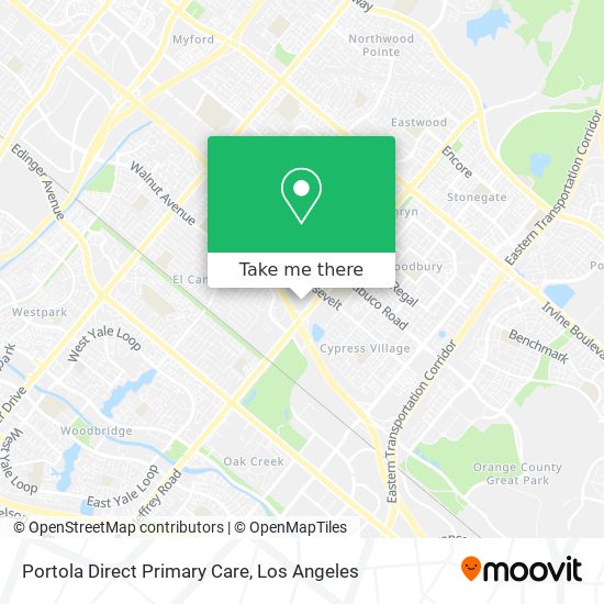 Mapa de Portola Direct Primary Care