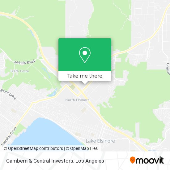 Cambern & Central Investors map