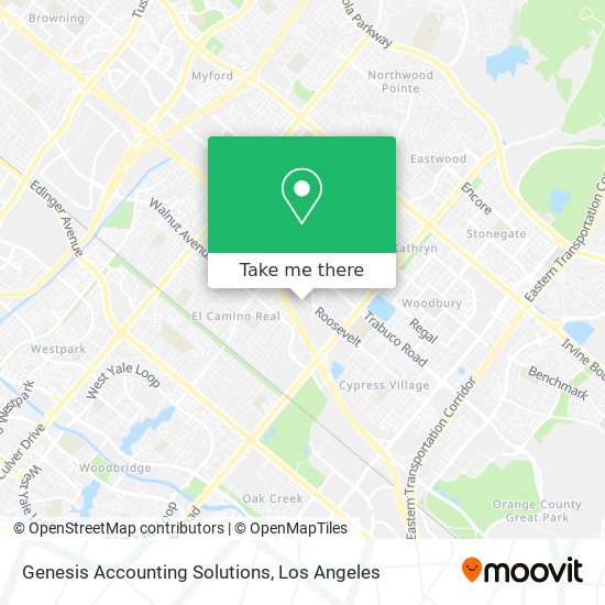 Mapa de Genesis Accounting Solutions