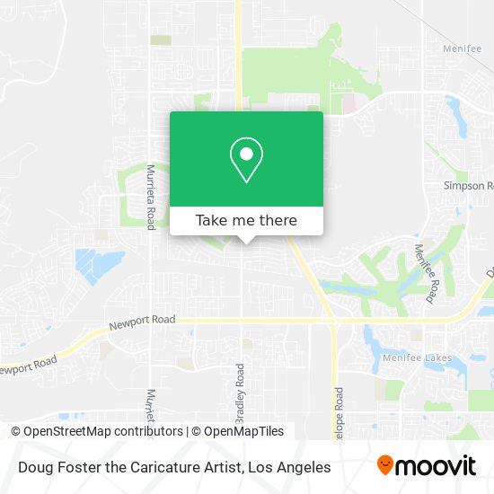 Doug Foster the Caricature Artist map