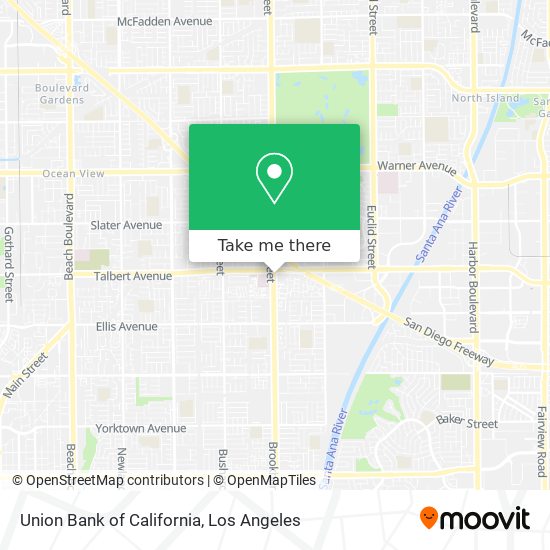 Mapa de Union Bank of California