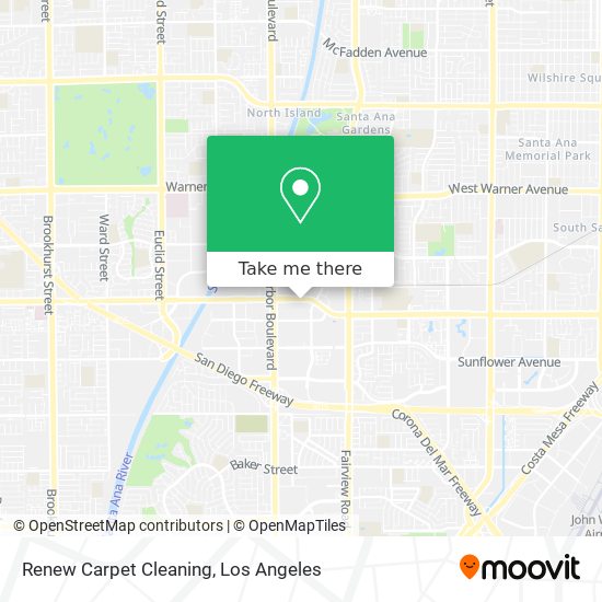 Renew Carpet Cleaning map