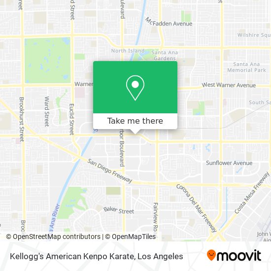 Mapa de Kellogg's American Kenpo Karate