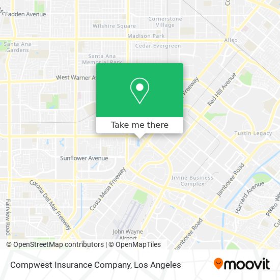 Compwest Insurance Company map