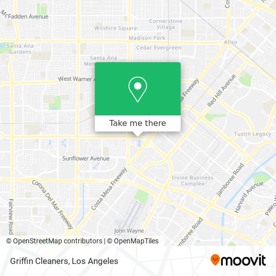 Griffin Cleaners map