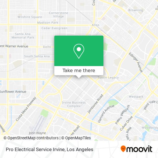 Mapa de Pro Electrical Service Irvine