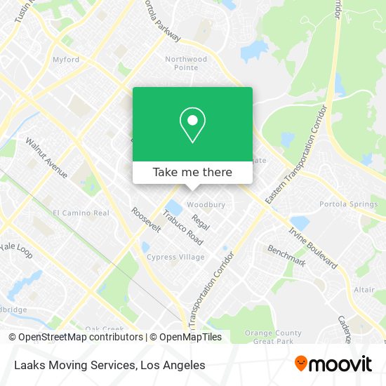 Mapa de Laaks Moving Services