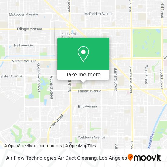 Mapa de Air Flow Technologies Air Duct Cleaning