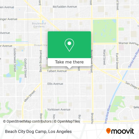 Beach City Dog Camp map