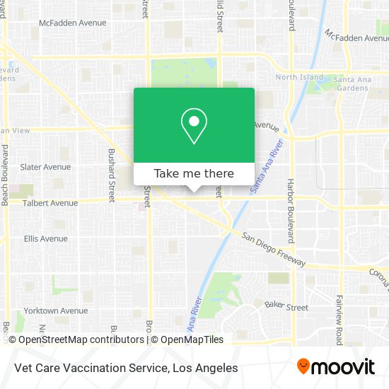 Vet Care Vaccination Service map