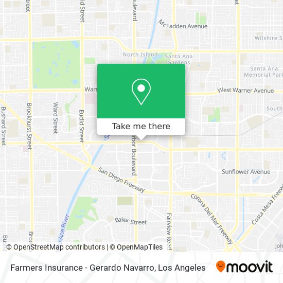 Farmers Insurance - Gerardo Navarro map