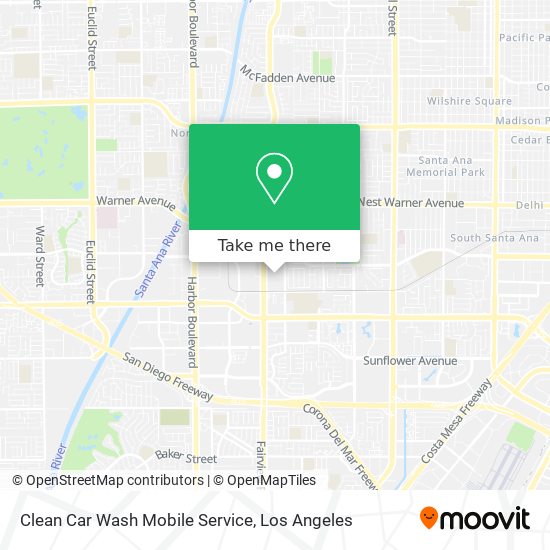 Clean Car Wash Mobile Service map