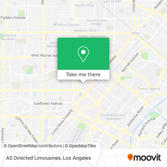 AS Directed Limousines map