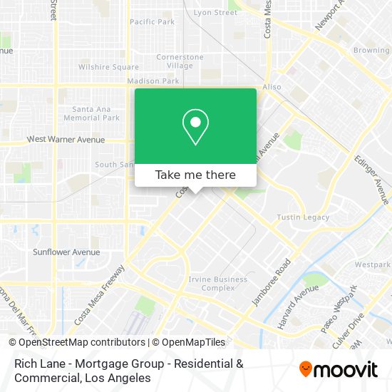 Rich Lane - Mortgage Group - Residential & Commercial map