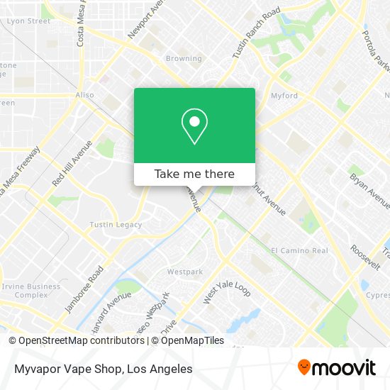 Mapa de Myvapor Vape Shop