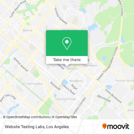 Website Testing Labs map