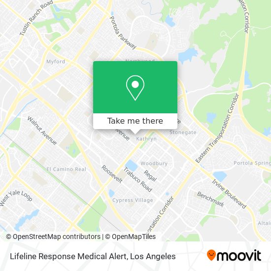 Mapa de Lifeline Response Medical Alert