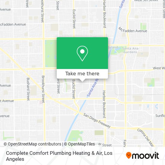 Complete Comfort Plumbing Heating & Air map