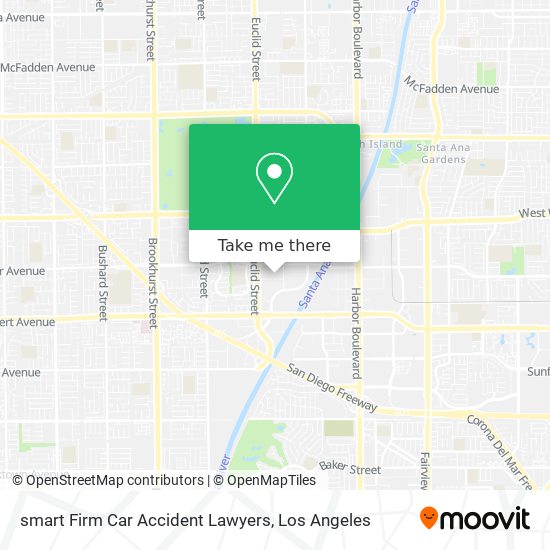 smart Firm Car Accident Lawyers map
