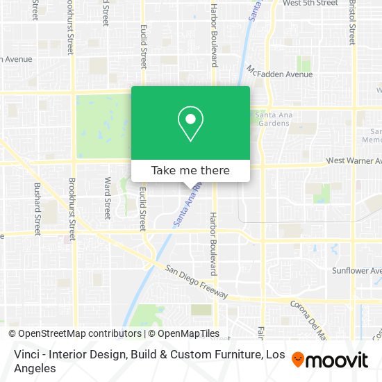 Vinci - Interior Design, Build & Custom Furniture map