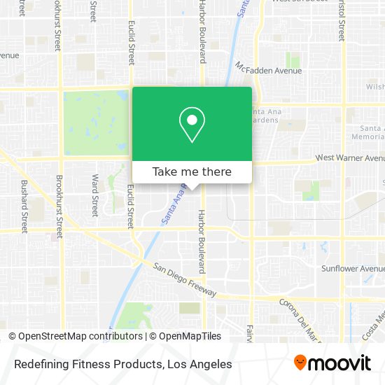 Mapa de Redefining Fitness Products