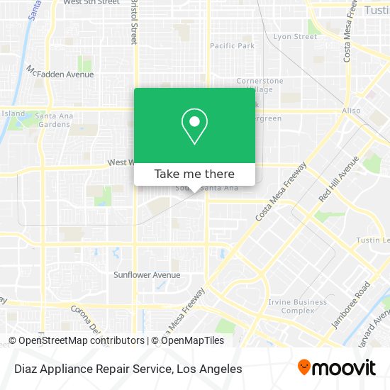 Mapa de Diaz Appliance Repair Service