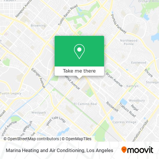 Marina Heating and Air Conditioning map