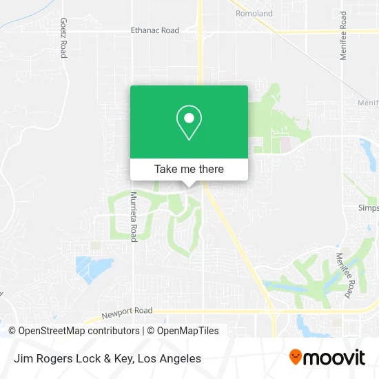 Jim Rogers Lock & Key map