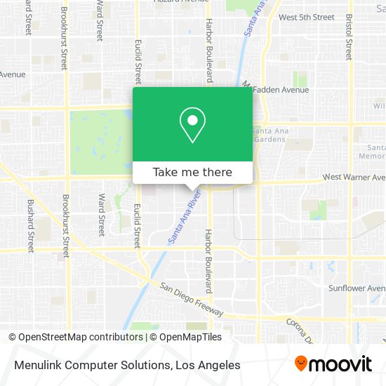 Menulink Computer Solutions map