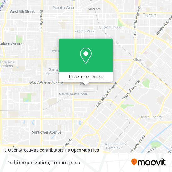 Delhi Organization map