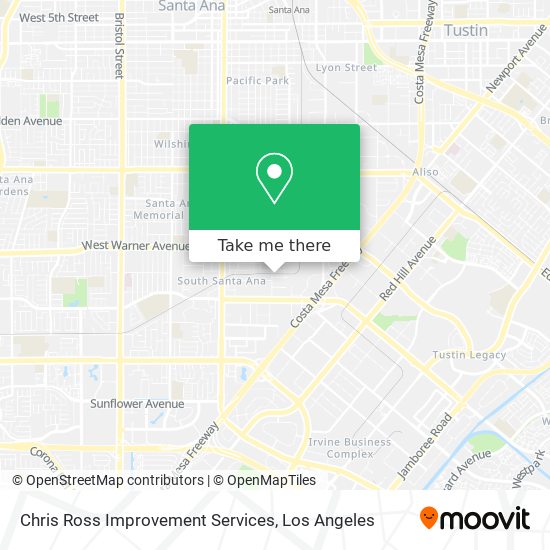 Chris Ross Improvement Services map