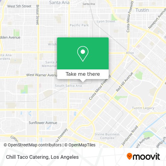 Mapa de Chill Taco Catering