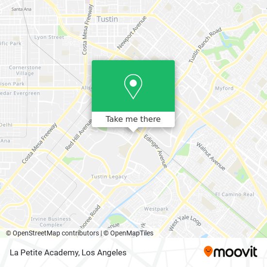 La Petite Academy map