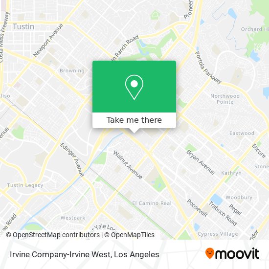 Irvine Company-Irvine West map