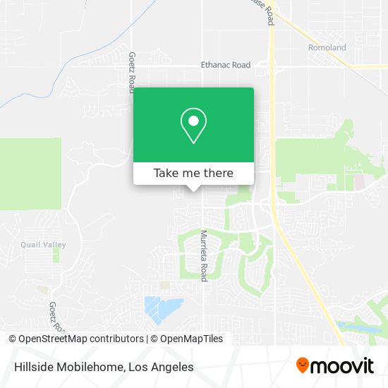 Hillside Mobilehome map