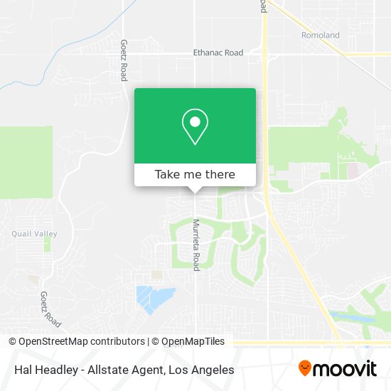 Hal Headley - Allstate Agent map