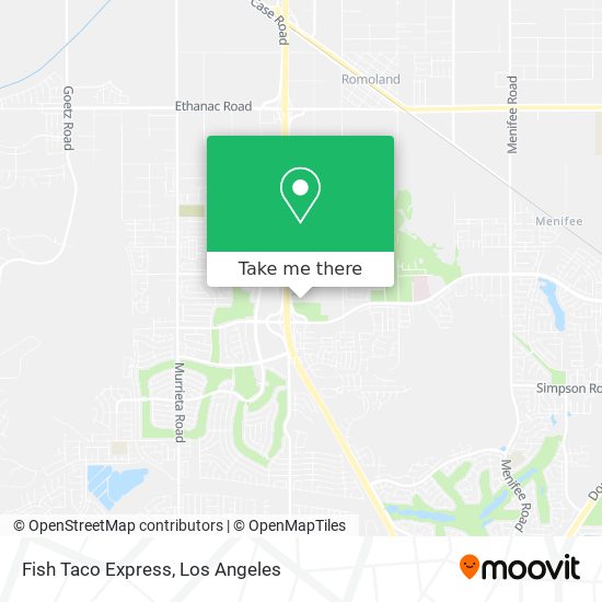 Fish Taco Express map