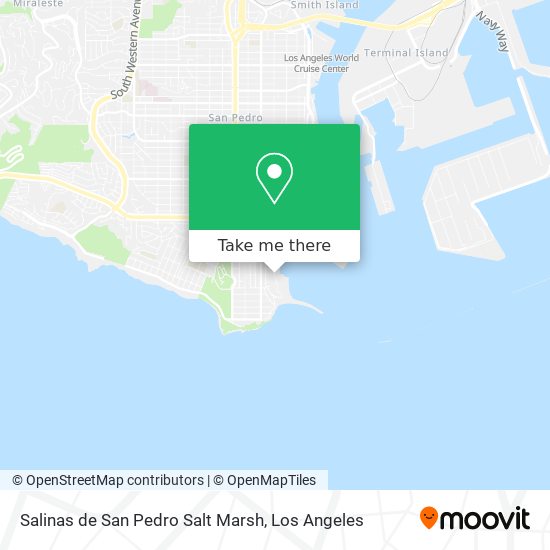 Salinas de San Pedro Salt Marsh map