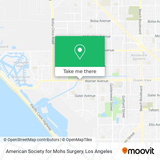 Mapa de American Society for Mohs Surgery