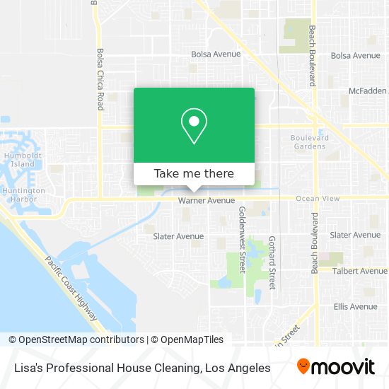 Lisa's Professional House Cleaning map