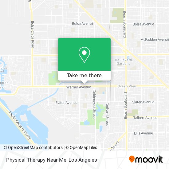 Physical Therapy Near Me map