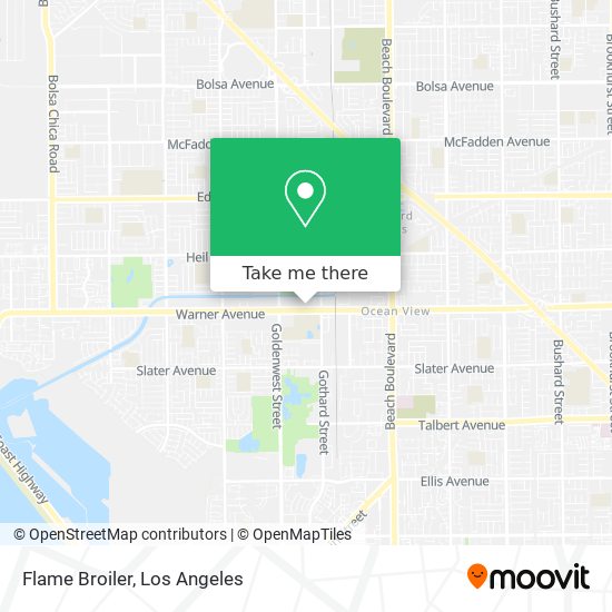 Flame Broiler map